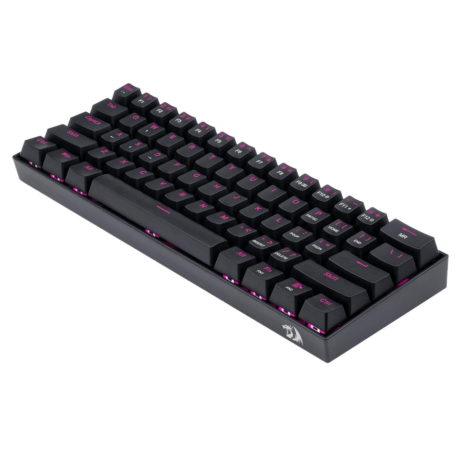 REDRAGON K630 PINK LED DRAGON BORN (BROWN SWITCH) KEYBOARD BLACK