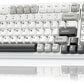 AULA F99 GRAY WHITE GRAYWOOD SWITCH MECHANICAL GAMING KEYBOARD