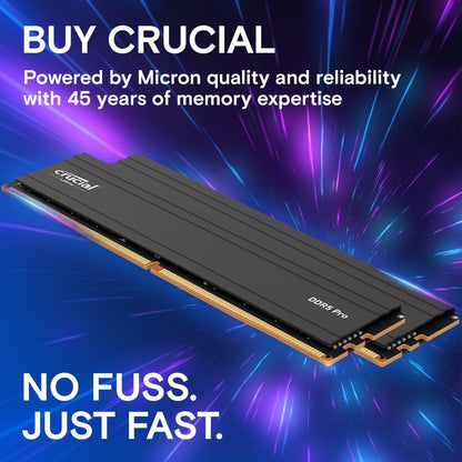 CRUCIAL PRO 32GB DDR5-5600 UDIMM CL46 CP32G56C46U5