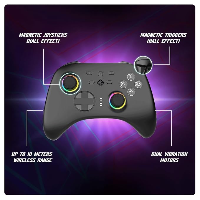 COSMIC BYTE STELLARIS (BLACK) GAMEPAD