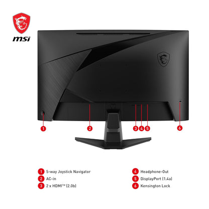 MSI MAG 27CQ6F 27 INCH 2K WQHD CURVED GAMING MONITOR