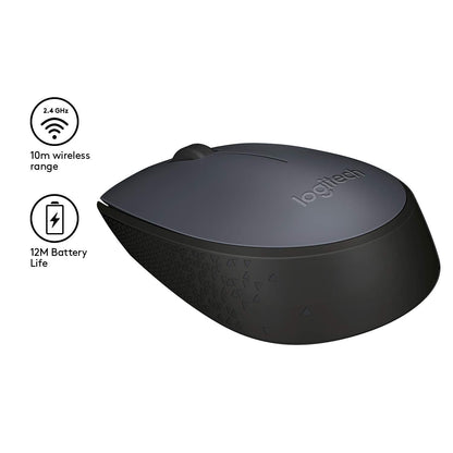 LOGITECH WIRELESS MOUSE M171 GREY MOUSE