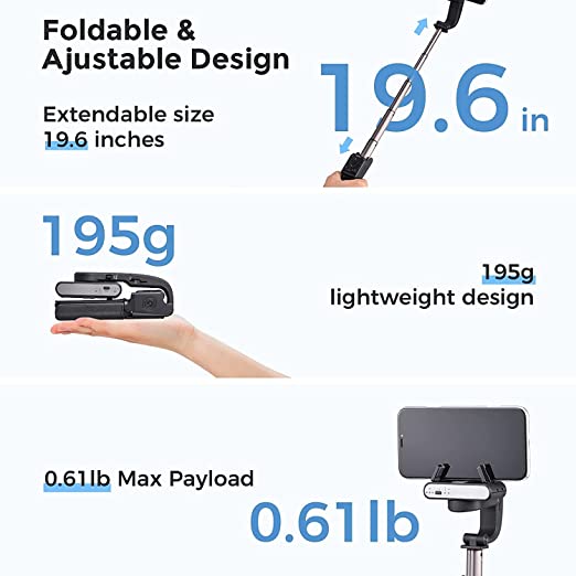 Hohem iSteady Q Selfie Gimbal Tripod Stick