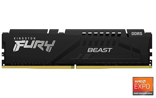 KINGSTON FURY BEAST 16GB DDR5 5200MHZ RAM KF552C40BB-16