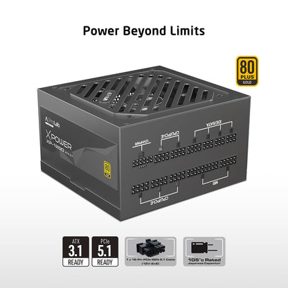 PROLAB DESIGN XPOWER XP-1200 POWER SUPPLY UNIT ATX 3.1