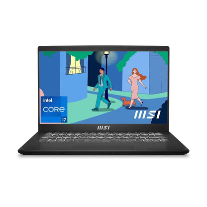 MSI MODERN 14 C12M-671IN (THIN & LIGHT) INTEL CORE I7 12TH GEN 1255U / 16GB / 512 GB SSD/WINDOWS 11 HOME / 14 INCH/URBAN SILVER, 1.4 KG / 1 YEAR WARRANTY.