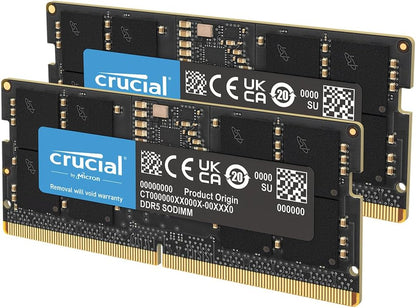 CRUCIAL 24GB KIT (2X12GB) DDR5-5600 SODIMM CL46 RAM CT2K12G56C46S5
