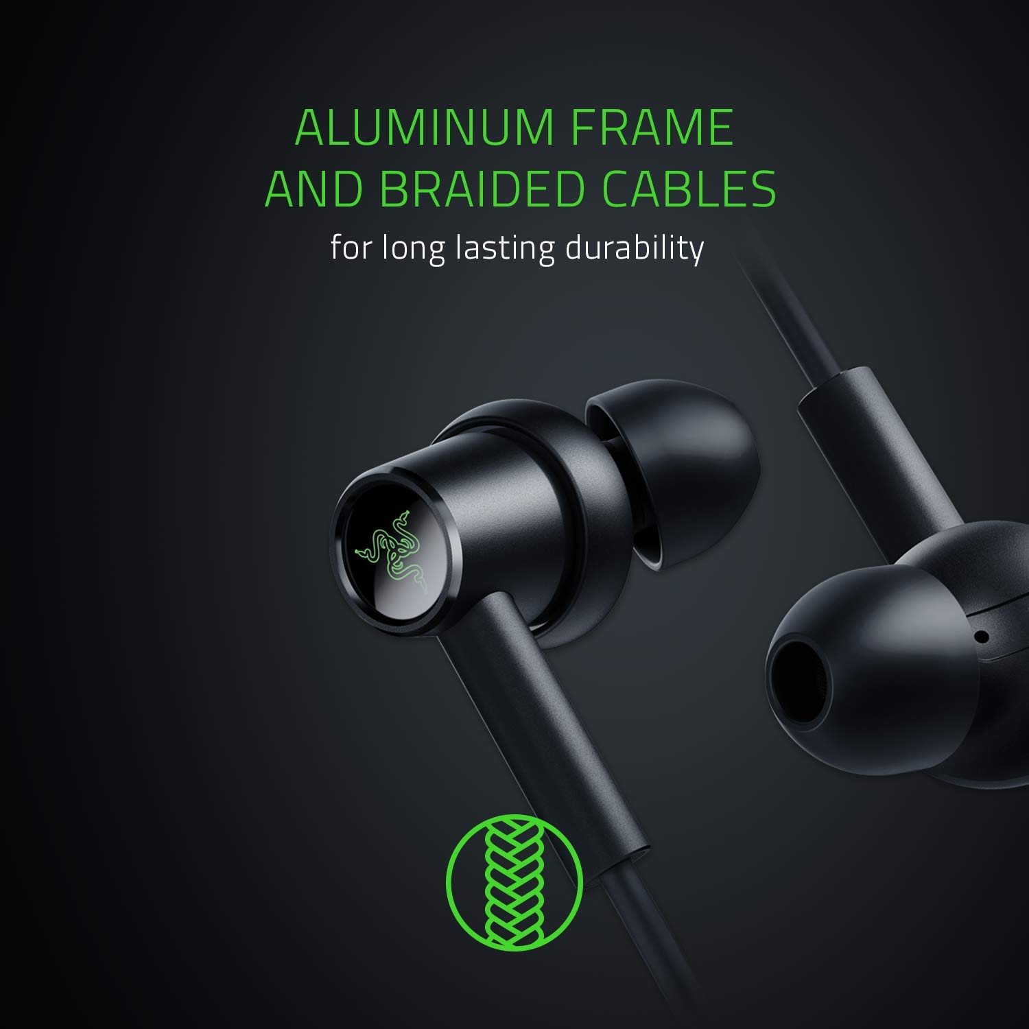 RAZER Hammerhead Duo Console Wired In-Ear Headphones (Black)