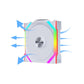LIAN LI UNI FAN SL WIRELESS 3 X 120MM KIT CASE FAN I COOLER - WHITE I WITH REVERSE BLADE G99.12RSL1W3W.IN