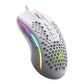 REDRAGON M808 Storm Lightweight RGB USB Wired Ergonomic Gaming Mouse ( M808-WT ) ( 12400DPI / 7 Macro Button ) ( White )