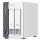 QNAP TS-216G 2-BAY NAS, QUAD-CORE CPU, 2.5GBE, 4GB RAM, BLACK, RACK MOUNT, COMPATIBLE WITH HARD DRIVE, DISK DRIVE