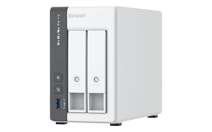 QNAP TS-216G 2-BAY NAS, QUAD-CORE CPU, 2.5GBE, 4GB RAM, BLACK, RACK MOUNT, COMPATIBLE WITH HARD DRIVE, DISK DRIVE