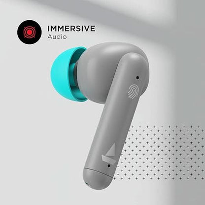 Boat Airdopes 148 TWS Ear Buds Wireless Earphones with mic (Cyan Cider)