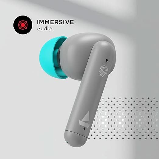 Boat Airdopes 148 TWS Ear Buds Wireless Earphones with mic (Cyan Cider)