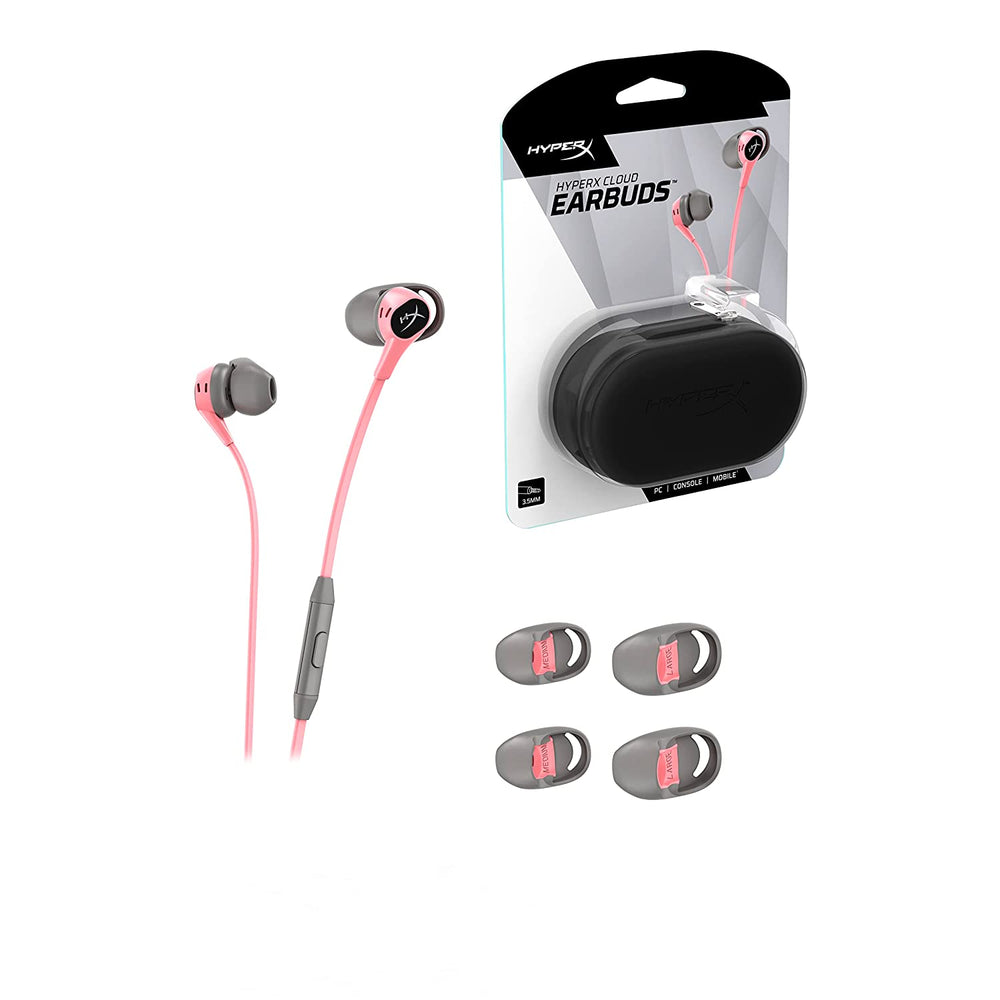 HYPERX Cloud Earbuds Gamine Earphones (Pink)