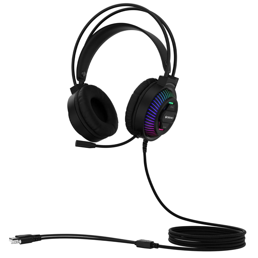 ZEBRONICS Jupiter Premium 3.5mm Gaming Headphone ( Black )