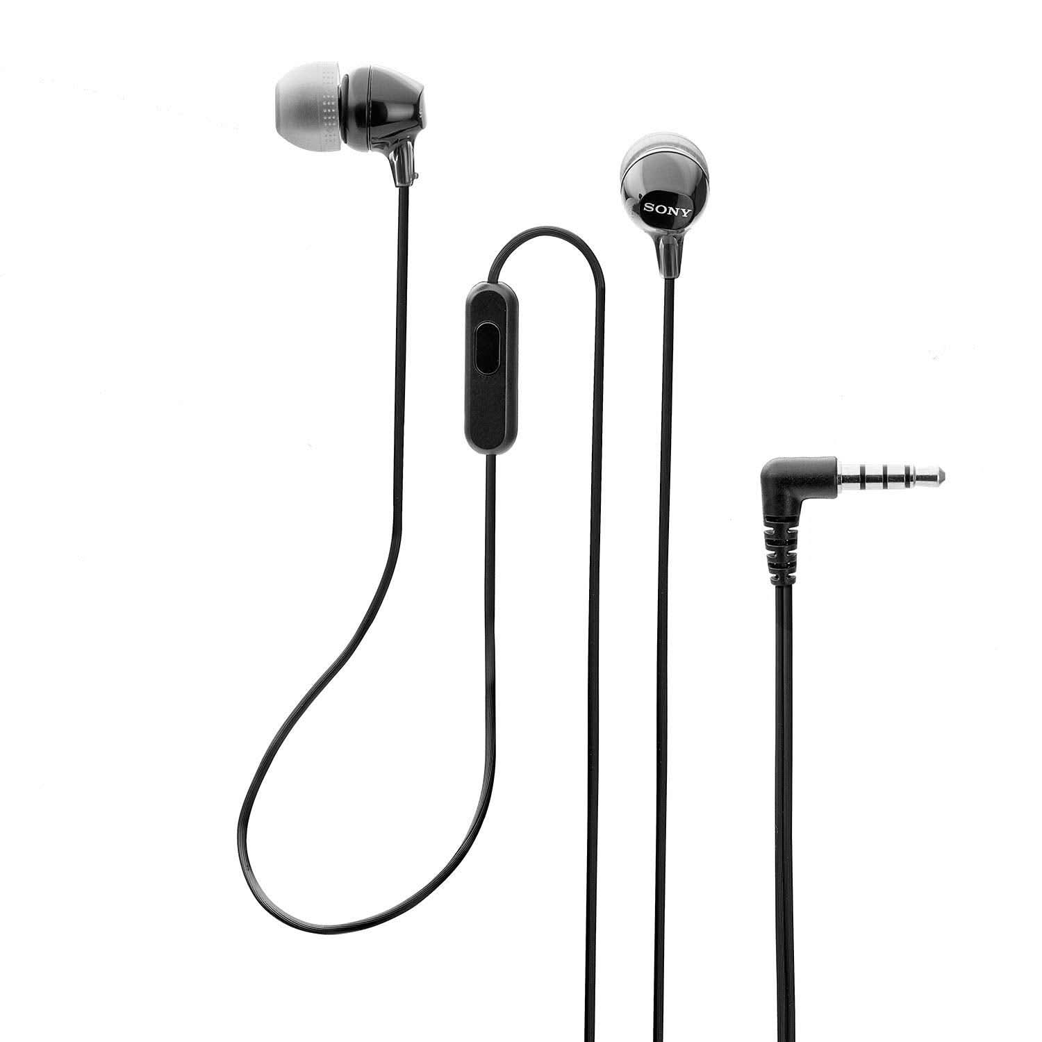 SONY MDR-EX14AP/BZ WIRED IN EAR HEADPHONE WITH MIC (BLACK)