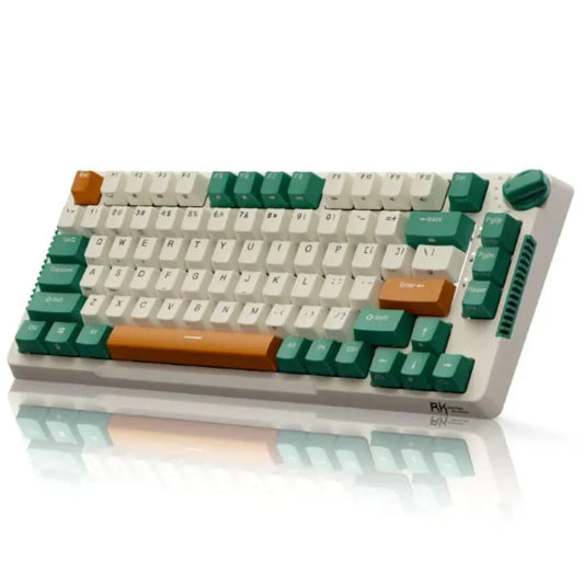 ROYAL KLUDGE H81 75% Wireless Mechanical Gaming Keyboard ( Timing Machine ) ( SkyCyan Switch )