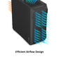 PROLAB DESIGN AI628 WORKSTATION COMPUTER CASE BLACK