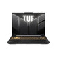 ASUS TUF GAMING F16 13TH GEN,INTEL CORE I7-13620H GAMING LAPTOP(NVIDIA RTX 4050-6GB/140W TGP/16GB/512GB/FHD+/16 INCH/144HZ/WINDOWS 11/M365 BASIC(1YEAR)*/OFFICE HOME 2024/MECHA GRAY/2.20 KG)FX677VU-RL155WS