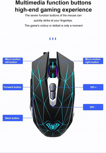 AULA T201 MEMBRANE GAMING KEYBOARD
