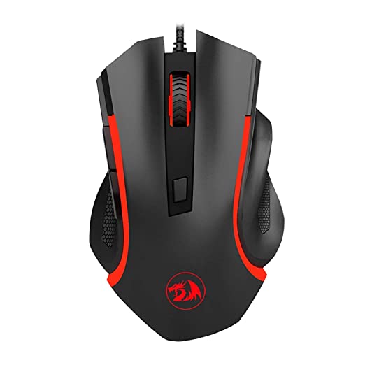 REDRAGON Nothosaur M606 Wired Ambidextrous Gaming Mouse ( M606 ) ( 3200DPI / 6 Macro Button ) ( Black )