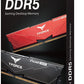 TEAMGROUP T-FORCE VULCAN 8GB (8GBX1) DDR5 5200MHZ DESKTOP RAM (BLACK)