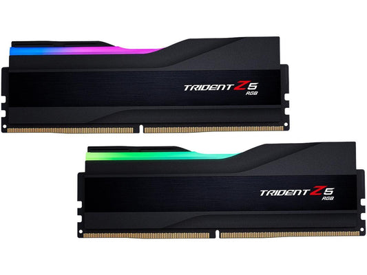 GSKILL TRIDENT Z5 RGB 64GB (2*32GB) DDR5 6000 MHZ CL36 RAM MEMORY - F5-6000J3636F32GX2-TZ5RK