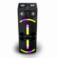PHILIPS AUDIO NEWLY LAUNCHED TAX5708 BLUETOOTH PARTY SPEAKER, 400W MAX OUTPUT - DYNAMIC BASS BOOST & KARAOKE | GUITAR & MIC SUPPORT, MULTIPOINT CONNECTIVITY, PARTY LIGHTS & HANDLE WITH WHEELS (BLACK)