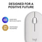 LOGITECH PEBBLE MOUSE 2 M350S SLIM BLUETOOTH WIRELESS MOUSE WHITE