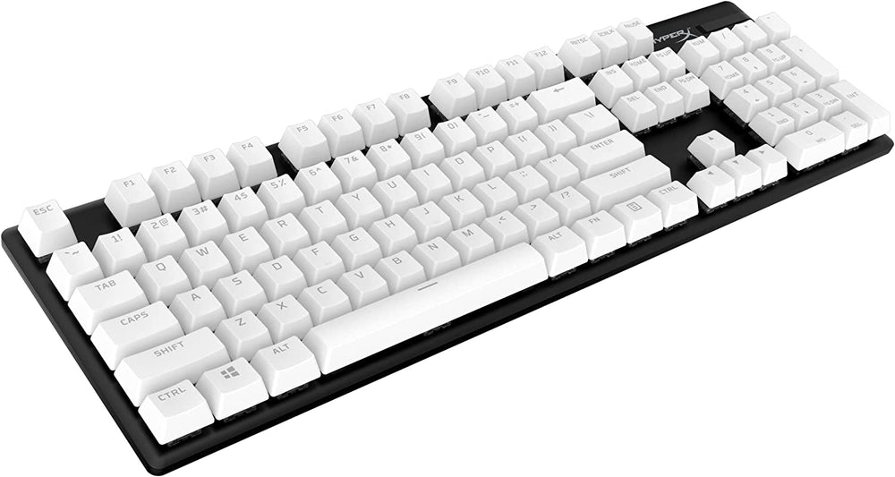 HyperX PBT Keycaps (White) Full Key Set - English (US)