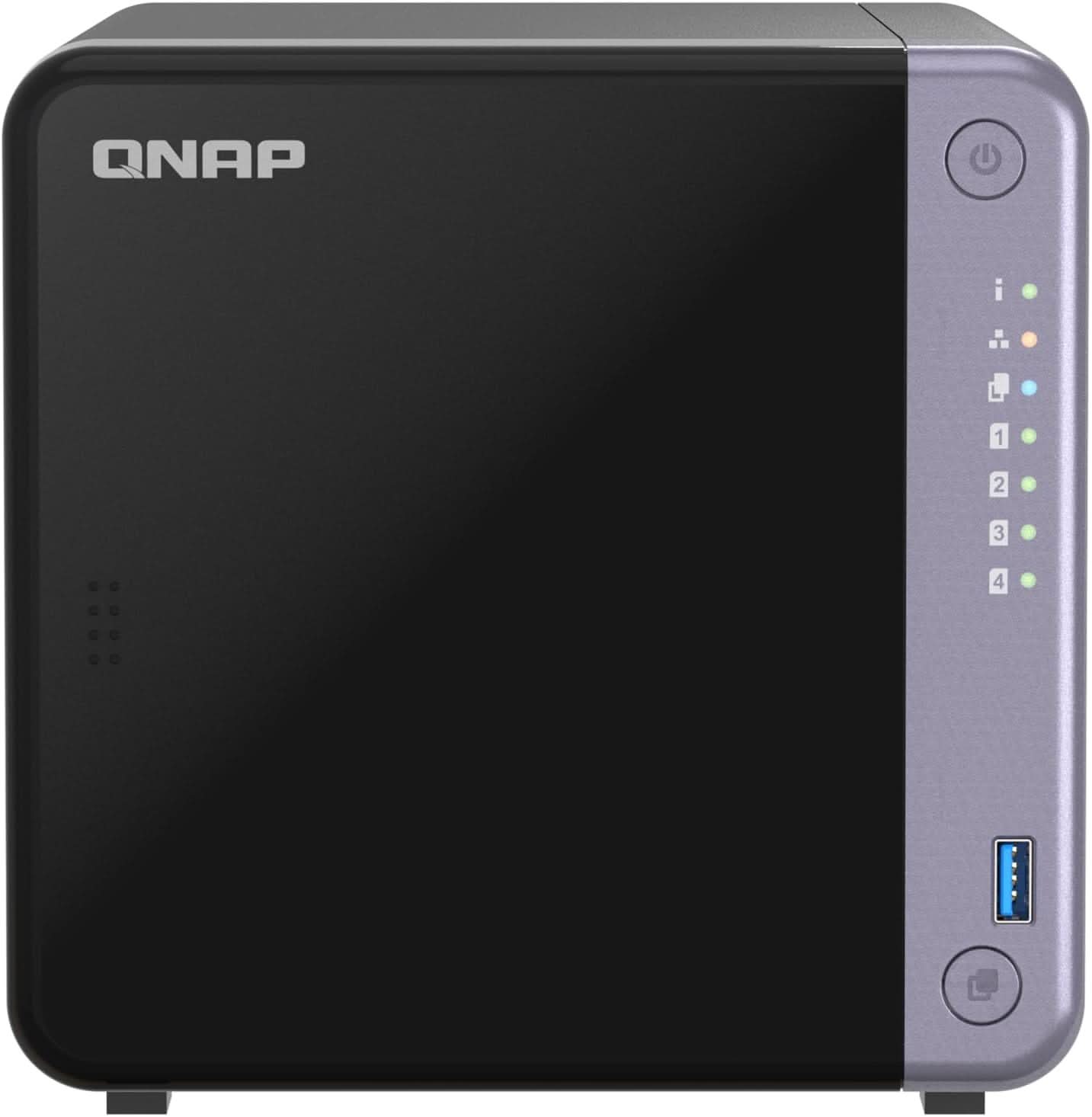 QNAP TS-432X-4G-US 4 BAY 10GBE DESKTOP NAS WITH ARM ALPINE AL524 QUAD-CORE PROCESSOR AND 4 GB DDR4 RAM (DISKLESS)