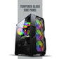 ANT ESPORTS ICE- 300 MESH MID-TOWER CABINET - BLACK