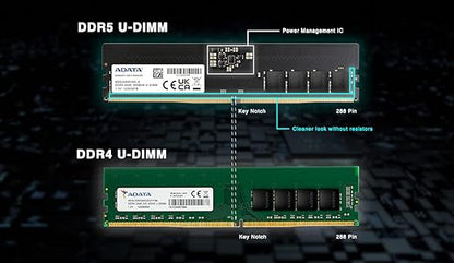 ADATA 16GB (16GBX1) DDR5 4800MHZ AD5U480016G-S