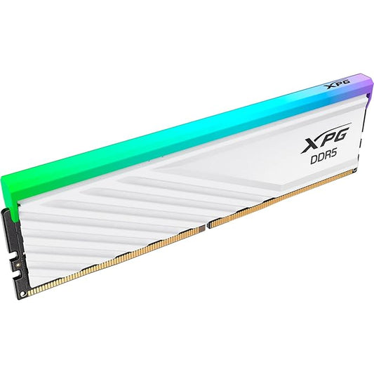 ADATA XPG DDR5 16GB 6000 MHZ CL30 LANCER BLADE RGB WHITE AX5U6000C3016G-SLABRWH