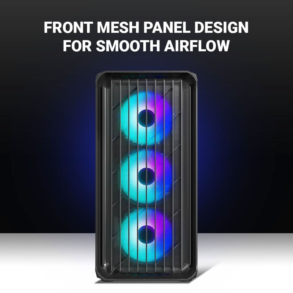 ANT ESPORTS 205 MINI 6F MINI-TOWER CABINET BLACK