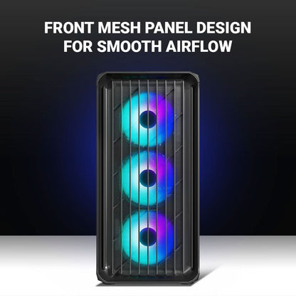 ANT ESPORTS 205 MINI 6F MINI-TOWER CABINET BLACK