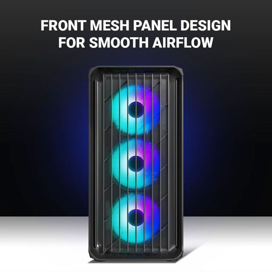 ANT ESPORTS 205 MINI 6F MINI-TOWER CABINET BLACK