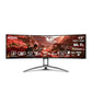 AOC AG493UCX2 48.8 Curved Gaming Monitor - Black | Dual-QHD 5120×1440 (32:9) |165Hz Refresh |1ms MPRT, FreeSync Premium | DisplayHDR400 | USB-C & KVM | UltraWide VA Panel