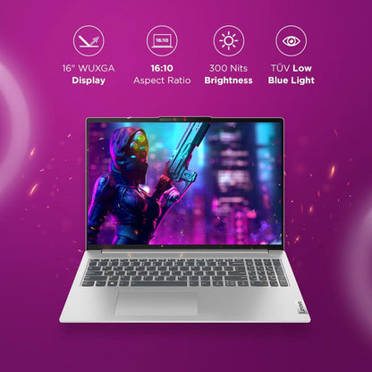 LENOVO IDEAPAD SLIM 5 83BG000DIN [CI5-12450H 12TH GEN/16GB/512GB SSD/WIN11 HOME+MSO/16.0 INCH/INTEGRATED GRAPHICS /1 YEAR(S)/GREY]