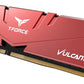 TEAMGROUP T-FORCE VULCAN Z 16GB (16GBX1) DDR4 3600MHZ DESKTOP RAM (RED)