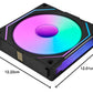 LIAN LI UNI FAN SL-INF REVERSE BLADE 120 INFINITY MIRROR 120MM ARGB SINGLE PACK CASE FAN, BLACK- G99.12RSLIN1B.IN