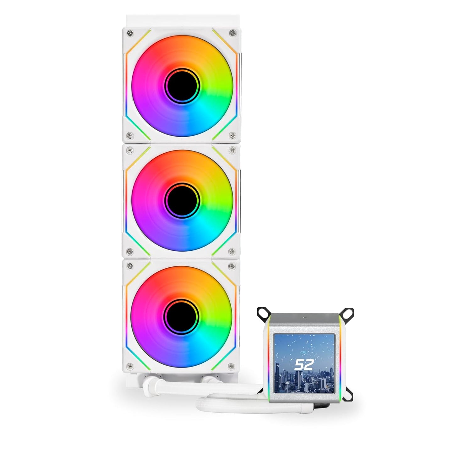 LIAN LI GALAHAD II LCD 360 TRINITY SL INFINITY 360MM AIO LIQUID COOLER BLACK G89.GA2ALCD36INB-IN