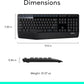 LOGITECH MK345 WIRELESS KEYBOARD AND MOUSE COMBO