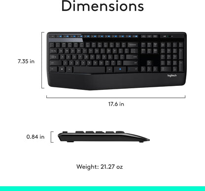 LOGITECH MK345 WIRELESS KEYBOARD AND MOUSE COMBO