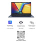 ASUS VIVOBOOK 15 (2023), INTEL CORE I5-1335U 13TH GEN, 15.6" (39.62 CMS) FHD, THIN AND LIGHT LAPTOP (8GB/512GB SSD/INTEL IRIS X?/WIN 11/OFFICE 2021/BACKLIT KB/BLUE/1.7 KG), X1504VA-NJ521WS