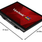 VIEWSONIC TD1630-3 40.64 CM(16") TOUCH PORTABLE MONITOR WITH10-POINT CAPACITIVE TOUCH | ADVANCED ERGONOMIC | 7H HARDNESS SCREEN | EYECARE | INTEGRATED SPEAKERS| VGA| HDMI |USB 2.0 TYPE B