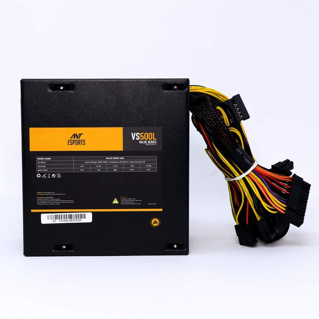 ANT ESPORTS 500W VS500L NON MODULAR SMPS