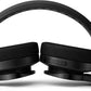 PHILIPS AUDIO TAA4216 ON-EAR SPORTS BLUETOOTH HEADPHONES WITH IP55 DUST/WATER PROTECTION, 35 HOURS PLAY TIME, COOLING & WASHABLE EAR CUPS, QUICK CHARGE, 40 MM DRIVERS AND BUILT-IN MIC (BLACK)