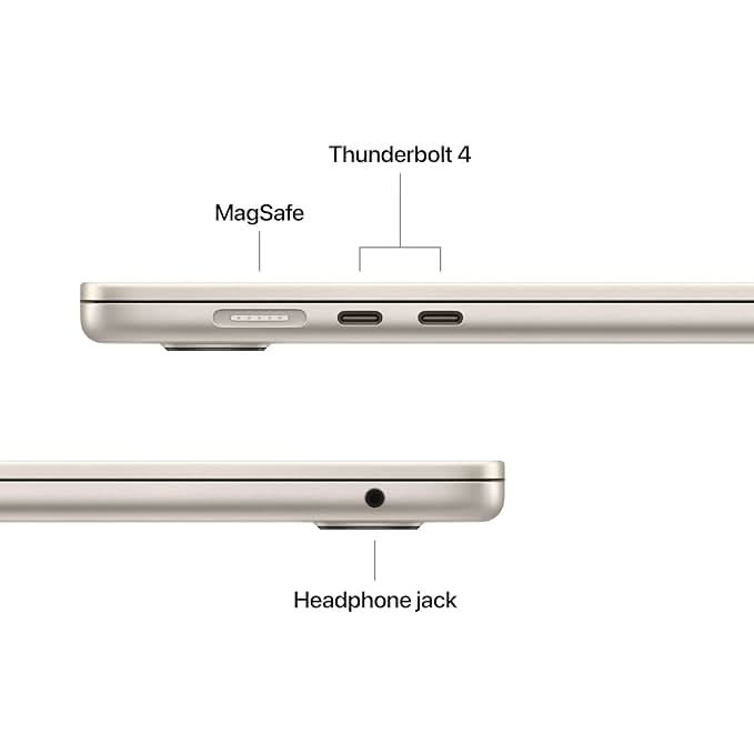 Apple 15-inch MacBook Air M5 chip with 10 core CPU and 10 core GPU, 16GB, 1TB SSD - Starlight